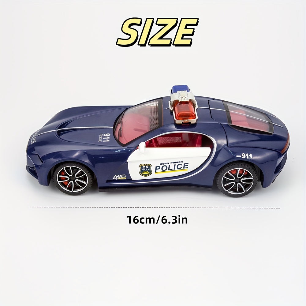 Wuling Toy Police Model Sports Car for Collectors